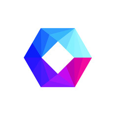 abstract hexagon logo