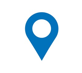 Location icon vector. Pin sign Isolated on white background. Navigation map, gps, direction, place, compass, contact, search concept. Flat style for graphic design, logo, Web, UI, mobile upp, EPS10
