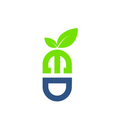 M Pill Logo Design 
