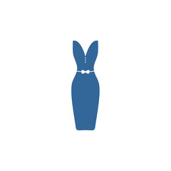 Women's clothes icon design vector template, Party supplies design concept, Icon symbol, Illustration
