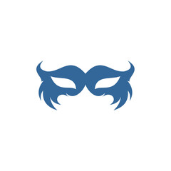 Mask icon design vector template, Party supplies design concept, Icon symbol, Illustration