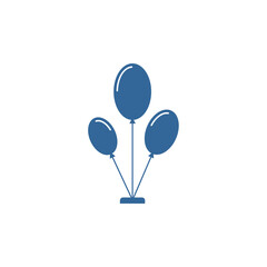 Balloon icon design vector template, Party supplies design concept, Icon symbol, Illustration