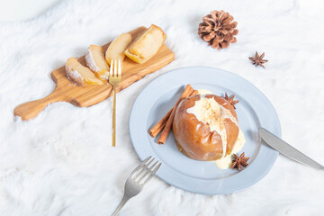 林檎のデザート　焼きりんご