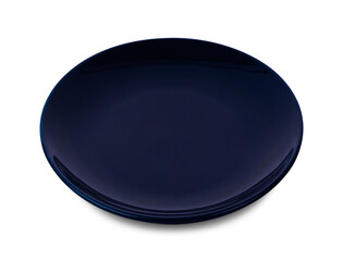 empty plate isolated on white background