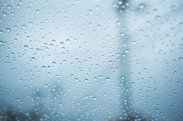 窓についた水滴