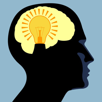 Eu tive uma ideia - luz a acender na cabe&ccedil;a