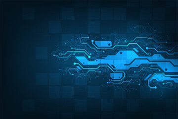 Design in the concept of electronic circuit boards.