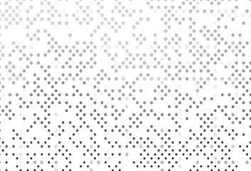 Light Silver, Gray vector cover with spots.