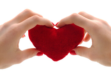 Fototapeta premium Hands with heart.