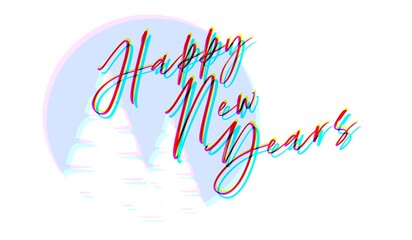 Happy New Year Celebration Text, A holiday celebration and invitation card, new year related items. Happy holiday card. Christmass xmass card.