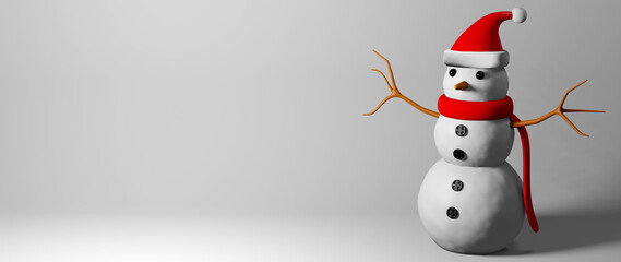 Snowman mask and snow 3d render, in coronavirus pandemic in merry christmas festival holiday. 
snowman mask cartoon during quarantine covid for healthty of xmas concept in winter and happy
new year.