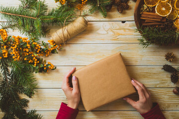 Mom prepares Christmas eco-friendly gifts for children