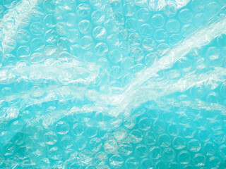 Close up air bubble warp protection goods. plastic warp Industrial packaging