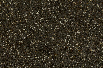 chia seeds isolated as grain texture  bacskground