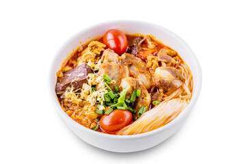 Rice Vermicelli wiith Northern Thai Pork Curry