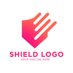 Obraz premium Fast Shield logo designs, design concept, logo, element for template.