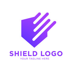 Fast Shield logo designs, design concept, logo, element for template.