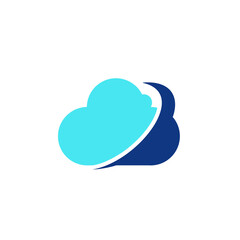 Fototapeta premium cloud logo 