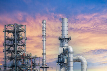 Industrial zone,The equipment of oil refining,Close-up of industrial pipelines of an oil-refinery plant,Detail of oil pipeline with valves in large oil refinery.