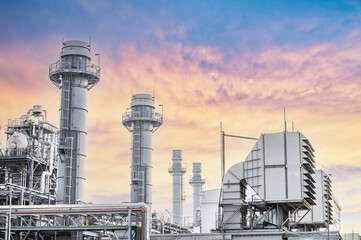 Industrial zone,The equipment of oil refining,Close-up of industrial pipelines of an oil-refinery...