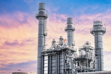 Industrial zone,The equipment of oil refining,Close-up of industrial pipelines of an oil-refinery...