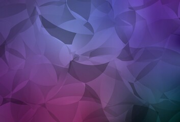 Light Purple, Pink vector abstract mosaic background.