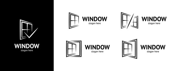 Stylish window logo