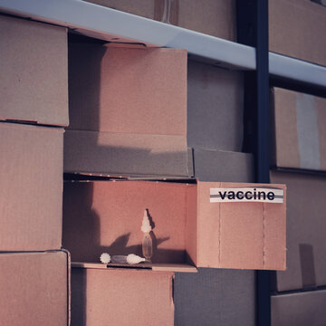 Coronavirus Vaccine Runs Out Of Stock. Problem With Storage Of The Vaccine From The Influenza Virus.