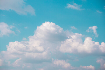 beautiful clouds and blue sky