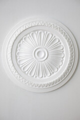 Gypsum alabaster round classical wall decoration rosette