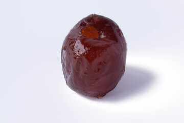 Fototapeta premium Jujube seedless weld on white background