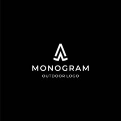 Minimalist, masculine and minimalist logo about the letter A.
Sport and vacation, outdoor logo.
EPS10, Vector.