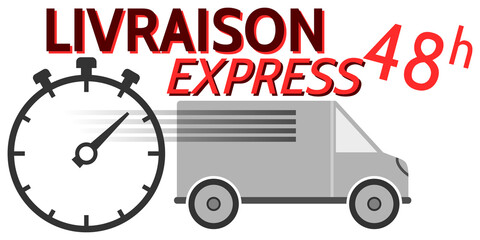 Livraison Express 48h Rouge