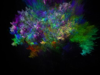 Imaginatory fractal background Image