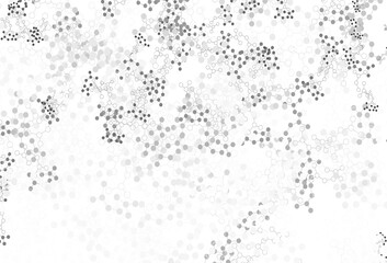 Fototapeta premium Light Gray vector pattern with artificial intelligence network.