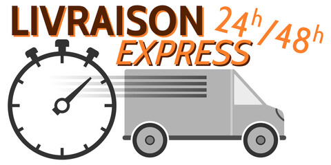 Livraison Express 24h/48h Orange