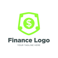 Money Shield logo designs, design concept, logo, element for template.