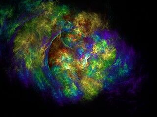 Imaginatory fractal background Image