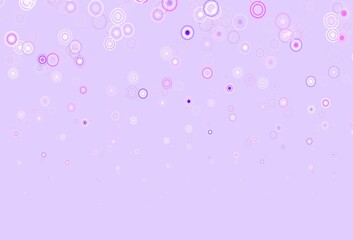 Light Purple, Pink vector background with spots.