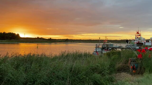 Sonnenuntergang, Darss