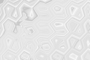 Blurred white background with elements of circles. The texture of volumetric figures for a screensaver or wedding card. Blur with space design.