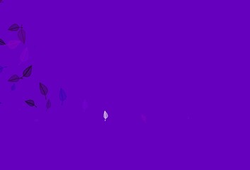 Light Purple vector doodle template.