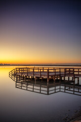 Fototapeta premium amanecer en la costa de murcia