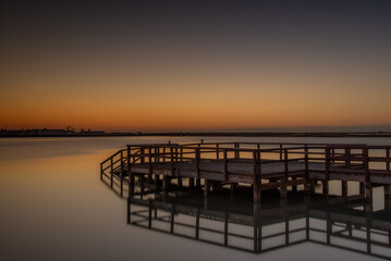 Obraz premium amanecer en la costa de murcia