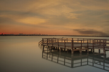 Obraz premium amanecer en la costa de murcia