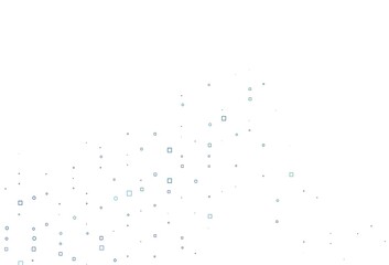 Light Blue, Green vector layout with rectangles, squares.