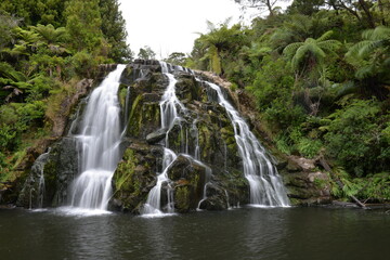 Fototapeta na wymiar Owharoa Falls, Waikino, North Island, New Zealand