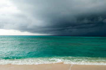 Fototapeta premium Stormy Sky Over Grand Turk Island