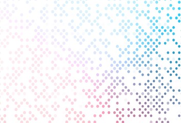 Light Blue, Red vector cover with spots.
