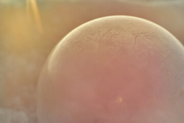 Sublte Ornaments on a Frozen Bubble